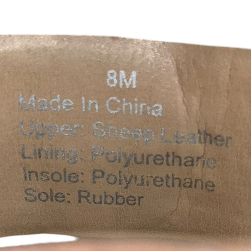 Gibson Latimer Leather Thong Sandal Size 8 - Picture 5 of 5